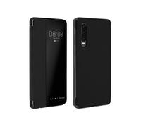 Housse Huawei P30 Étui Grande Fenêtre Translucide Coque Rigide noir