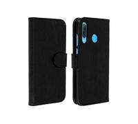 Housse Huawei P30 Lite Etui Folio Portefeuille Support Stand Noir