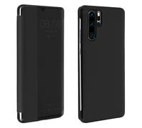 Housse Huawei P30 Pro Étui Grande Fenêtre Translucide Coque Rigide noir