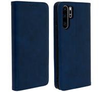 Housse Huawei P30 Pro Étui Porte-cartes Support Stand Silicone bleu nuit