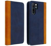 Housse Huawei P30 Pro Etui Portefeuille Rangement carte support vidéo Bleu nuit
