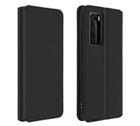 Housse Huawei P40 Pro Étui Folio Portefeuille Fonction Support noir