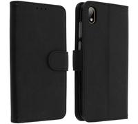 Housse Huawei Y5 2019 et Honor 8S Étui Portefeuille Support Stand Noir