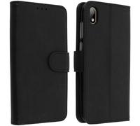 Housse Huawei Y5 2019 et Honor 8S Étui Portefeuille Support Stand Noir