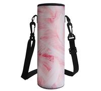 Housse Hugs Idea pour gourde - Isotherme isolée au néoprène - Avec bandoulière L Feather