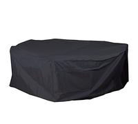 Mendler Housse HWC-J41 – Pour ensemble jardin rond Ø 310 cm – Anthracite/Noir
