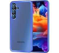 Housse hybride mate NALIA pour Samsung Galaxy S24 Housse, semi-transparente Dos dur antichoc & cadre de protection Bleu clair