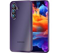Housse hybride mate NALIA pour Samsung Galaxy S24 Plus Coque, dos dur semi-transparent & cadre anti-chute Violet