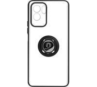 Housse hybride pour téléphone portable avec support pour anneau Samsung A23 5G / M23 5G - Noir