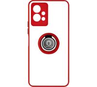 Coque Vivo Y55 5G Bi-matière Bague Métallique Support Vidéo rouge