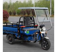 Housse Idéale pour Tricycle Adulte, Housse De Pluie pour Scooter De Mobilité, auvent de pare-brise à 3 roues, Pour l'extérieur en toutes saisons(Grey,110cm/43.3in)