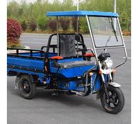 Housse Idéale pour Tricycle Adulte, Housse De Pluie pour Scooter De Mobilité, auvent de pare-brise à 3 roues, Pour l'extérieur en toutes saisons(Blue,110cm/43.3in)