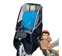 Housse Imperméable de Pluie pour Siège Vélo Enfant | Protection Imperméable Antivent Siège Arrière Bicyclette | Abri Pluie Portable pour Trajet Pluvieux Activités Extérieur Pêche Camping