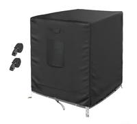 Housse imperméable en tissu Oxford 420D pour climatiseur d'extérieur avec sangles réglables pour sécuriser la housse contre la pluie, la neige, la poussière et les vents forts pendant les mois d'hiver