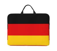 Housse imperméable et résistante aux chocs pour ordinateur portable 14" avec drapeau allemand - Convient pour le bureau, les voyages d'affaires et les voyages quotidiens.