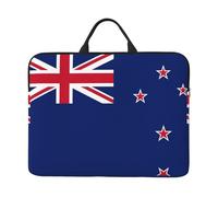 Housse imperméable et résistante aux chocs pour ordinateur portable 14" avec imprimé drapeau de la Nouvelle-Zélande, convient pour le travail, les voyages d'affaires et les voyages quotidiens.