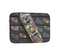 Housse imperméable et résistante aux chocs pour ordinateur portable de 10" - Housse de transport légère pour graffiti et skateboard