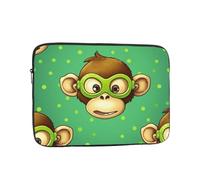 Housse imperméable et résistante aux chocs pour ordinateur portable de 10" Vert Clever Monkey