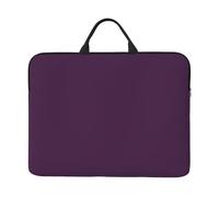 Housse imperméable et résistante aux chocs pour ordinateur portable de 14" - Motif aubergine violette - Convient pour le travail de bureau, les voyages d'affaires et les voyages quotidiens.