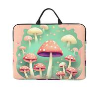 Housse imperméable et résistante aux chocs pour ordinateur portable de 14" - Motif champignon de rêve - Convient pour le travail de bureau, les voyages d'affaires et les voyages quotidiens.