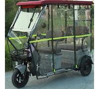 Housse imperméable et résistante pour Tricycle électrique à 3 Roues, en Tissu Oxford imperméable avec auvent réfléchissant, Protection Contre la Pluie, Le Soleil et la Neige (incolore, 150 x