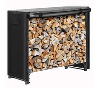 Housse imperméable et robuste en tissu Oxford 600D de 1,2 m, 1,8 m, 2,4 m, 3,7 m, 3,7 m, housse de bûches résistante aux intempéries avec fermeture éclair et boucle, protège le bois de chauffage