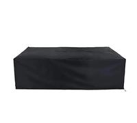 Housse imperméable for meubles de jardin, terrasse extérieure, housse de chaise, de pluie et de neige, anti-poussière, for canapé, Table et chaise, avec sac, 1 pièce(Black,123x 61x72cm)