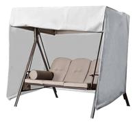 Housse ImperméAble pour Balancelle de Jardin 3 Places, Protection Contre Les IntempéRies, Mobilier de Jardin(Grey)