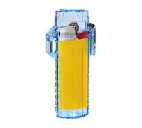 Housse imperméable pour briquet d'extérieur - Protection transparente pour briquet | Étui léger et portable avec design tout compris, idéal pour le camping, la randonnée et les voyages Couleurs