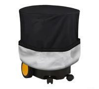 Housse imperméable pour broyeur de bois 210D Oxford 85 x 110 cm Noir | Housse imperméable à quatre couches pour le stockage de broyeur extérieur, pluie, neige, protection UV, jardiniers