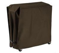 Housse imperméable pour chariot de terrasse avec sangles et poignées sécurisées pour protéger la glacière de la pluie, de la neige, de la poussière et des débris (café)