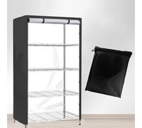 Housse imperméable pour étagère de rangement, accès pratique avec fermetures éclair à 3 voies, 91,4 x 45,7 x 183 cm (L x l x H)