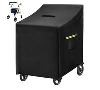 Housse Imperméable Pour Fauteuil Roulant, Housse De Déambulateur Robuste, 72*66*90cm Housse De Fauteuil Roulant Électrique, 420d Coupe Vent Et Imperméable Pour La Plupart Des Déambulateurs Roulant