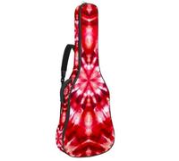 Housse imperméable pour guitare acoustique 101/104/106 cm avec couche protectrice et plusieurs poches, feuilles de noix de coco, Multicolore #04, 42.9x16.9x4.7 in, Sac pour guitare