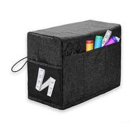 Housse imperméable pour machine à coudre avec motif réfléchi pour une utilité maximale (noir)