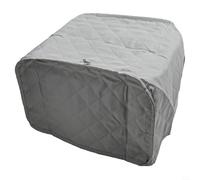 Housse imperméable pour machine à pain pour protection - Housse anti-poussière pour appareil de cuisine compatible avec la plupart des machines à pain, 2 tailles, gris (grande taille gris)