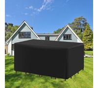Housse imperméable pour meubles de jardin - 220 x 115 x 105 cm - Oxford 420D - Rectangulaire - Résistant aux UV - Pour terrasse et pelouse