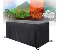 Housse imperméable pour meubles de jardin - 230 x 100 x 75 cm en tissu Oxford résistant aux UV et au vent pour tables en bois, bancs en rotin, canapés et chaises