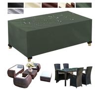 Housse imperméable pour meubles de jardin en tissu Oxford 420D vert 180 x 150 x 80 cm durable résistante aux intempéries et très résistante