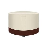 Housse imperméable pour meubles de patio - 230 x 110 cm - Protection circulaire anti-UV et indéchirable pour ensemble de cubes et meubles d'extérieur - Beige et café