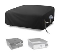 Housse Imperméable pour Plancha Blackstone avec Capot 17" / 22", Oxford 210D Noir, Anti-poussière et Résistant Aux Intempéries (22 inch)