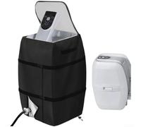 Housse imperméable pour pompe de chauffage de baignoire et spa Oxford 420D | Housse anti-poussière en polyester 420D avec revêtement argenté, protection UV, 43 x 38 x 54 cm, légère 0,26 kg