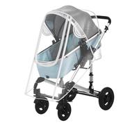 Housse imperméable pour poussette - Housse imperméable transparente pour poussette | Housse de poussette légère et respirante, bouclier de voyage contre la poussière, la neige, s'adapte à la plupart