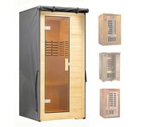 Housse imperméable pour sauna extérieur/intérieur housse résistante pour sauna infrarouge domestique en bois résistante aux UV et à la décoloration housse seule,Gris,124x108x190cm