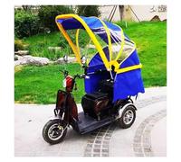 Housse imperméable pour scooter électrique d'extér Tailles multiples multicolores d'Oxford de couverture tricycle scooter mobilité(Blu,80cm/32")