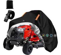 Housse imperméable pour tondeuse à gazon autoportée en tissu polyester 600D résistant aux UV, à la poussière, à la pluie, 190 x 124 x 124 cm (L x l x H), ajustement universel pour tondeuse à gazon de