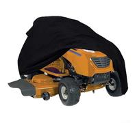 Housse imperméable pour tondeuse à gazon d'extérieur avec tissu Oxford 210D et cordon de serrage pour un ajustement sûr et réglable, protège contre les intempéries y compris la pluie, la neige et le