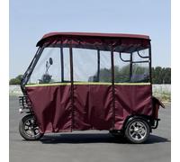 Housse imperméable pour tricycle adulte, bâche imperméable avec tirettes de fermeture éclair, Housse idéale pour Tricycle Adulte, Pour l'extérieur en toutes saisons(Red,220*90cm/86.6*35.4in)