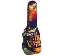 Housse imperméable pour ukulélé 58,4 cm avec rangement et poignée - Composition de fleurs colorées, Multicolore 08, 25.9x9x3.1in/66x23x8cm, Organiseur de sac