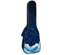 Housse imperméable pour ukulélé 58,4 cm avec rangement et poignée - Fond coloré cosmos nuit étoilée, Multicolore 10., 25.9x9x3.1in/66x23x8cm, Organiseur de sac